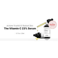COSRX Pure C 23% con ácido hialurónico de vitamina E, suero facial hidratante iluminador para líneas finas, tono desigual y piel opaca, - details 1