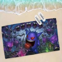 1pc P--Gengar Grande Microfibra Secado rápido Niños Manta de playa Suave Unisex Camping Toalla de piscina - details 16