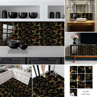 Pegatinas de Azulejo Cerámico Autoadhesivas Gruesas PVC Set de 10 Impermeables a Agua y a Aceite para Decoración de Pared y Suelo en Cocina, Baño, Sala de Estar - details 13