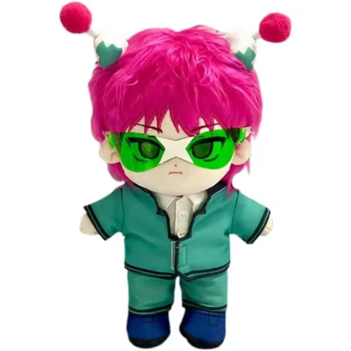 Anime vestir y cambiar personajes de muñecos de peluche de tela lindos 20cm - 1