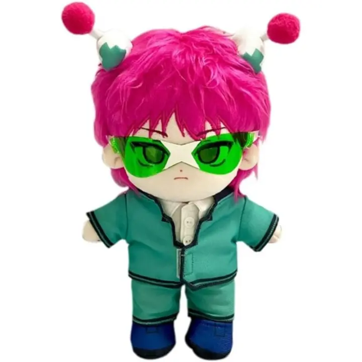 Anime vestir y cambiar personajes de muñecos de peluche de tela lindos 20cm - 1