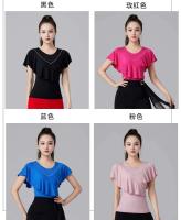 Tops de baile elegantes y modernos, graduación clásica TRE, street TRE con volantes, camiseta festival femenina Ustada Latina - details 5