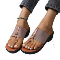 Zapatos de zapatilla con tacones de cuña al aire libre de verano para mujer - details 0