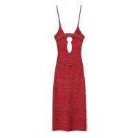 OUWU--Vestidos casuales para mujer, vestidos vintage Y2K de vacaciones hasta la rodilla, vestido juvenil elegante para mujer 2024 - details 2