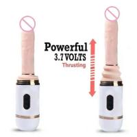 Control remoto Calefacción Telescópico Automático Hine Auto Masturbación Pistola Dildo Vibrator Juguetes Sexuales Para Mujeres Masturbador - details 2