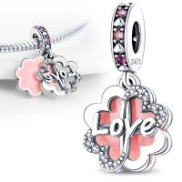 Abalorio colgante de Plata de Ley 925, Pulsera Original para la fabricación de joyas, regalo del Día de San Valentín - details 8