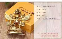 Productos étnicos tibetanos, oferta especial, gran pájaro Peng con alas doradas, adorno de aleación para el hogar, estatua de Buda de la suerte - details 1