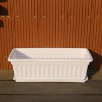 Contenedor de plantas para balcón, jardín, exterior, grande, rectangular, de plástico, para verduras, maceta cuadrada - details 9