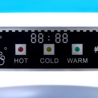 Enfriador de agua caliente y fría eléctrico de encimera, dispensador de carga superior, máquina de bebidas, de pie, 5-18L - details 6