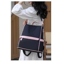 Mochila ligera informal para mujer, mochila de viaje antirrobo, Mochila pequeña de moda simple, mochila de nailon impermeable - details 5