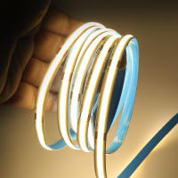 Tira de luces LED COB de 5M, 12V, 24V, 8MM de ancho, cinta Flexible de diodo 320 K, 3000K, 4000K, 6000K, para habitación - details 13