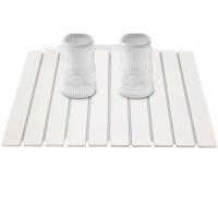 Tapete de secado de platos portátil ecológico, tapete plegable antideslizante de alta absorción, tapete plegable de barro de diatomeas, mantel individual para encimera de cocina - details 2
