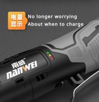 Nanwei-llave eléctrica inalámbrica de litio de 16,8 V/21V, llave de trinquete de ángulo recto de 3/8 pulgadas, taladro Mpact, herramienta de reparación de tuercas de desmontaje - details 12