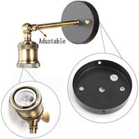 7W Blanco Cálido LED Modernos Lámpara de Pared Interior para Sala de Estar, Dormitorio, Pasillo (Incluye Bombilla LED), 2 Piezas - details 17