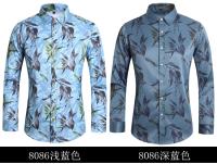 Camisa de negocios con imprimación numérica para hombres, camisas para manches longues, camisas para fumar, décontracté, fête, boîte de nuit, plage, printemps, mode automne - details 1