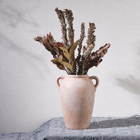 Jarrón de cerámica estilo Wabi sabi, sentido de alta gama, flores secas, maceteros, tarros de cerámica, accesorios para el hogar, adornos del - details 10