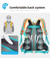 Mochila ligera de gran capacidad para hombre y mujer, bolso de hombro para viaje al aire libre, senderismo y acampada - details 4