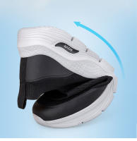 Calcetines elásticos de gran tamaño, zapatillas de deporte perezosas de malla tejida con mosca de verano de corte bajo, zapatos deportivos informales de un pie para hombre - details 11