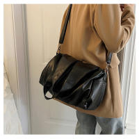 Bolso de gran capacidad de las mujeres de la primavera nueva moda simple retro bolso de mano nicho bolso de hombro - details 5