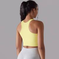 Sujetador deportivo para mujer, ropa interior, hilo sexy, informal, a rayas, sin costuras, top para gimnasio - details 21