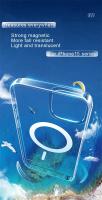 Para Magsafe fundas transparentes magnéticas para iPhone 15 14 13 12 11 Pro Max X XR Max 7 8 Plus carga inalámbrica cubierta de PC a prueba de golpes - details 5