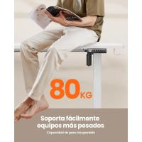Trabajo Ajustable en Altura, Mesa de Oficina en Casa con Tablero Ensamblado, 120 x 60 cm - details 1