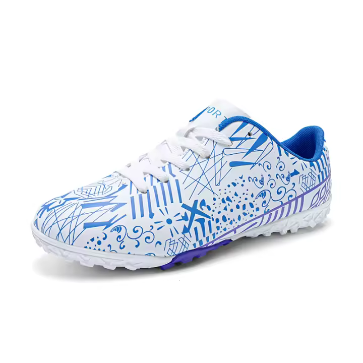 Zapatos de fútbol para hombre, botas de fútbol para exteriores, zapatos de tacos de fútbol para niños, zapatillas de entrenamiento antideslizantes transpirables, entrenadores de Futsal de césped - 1