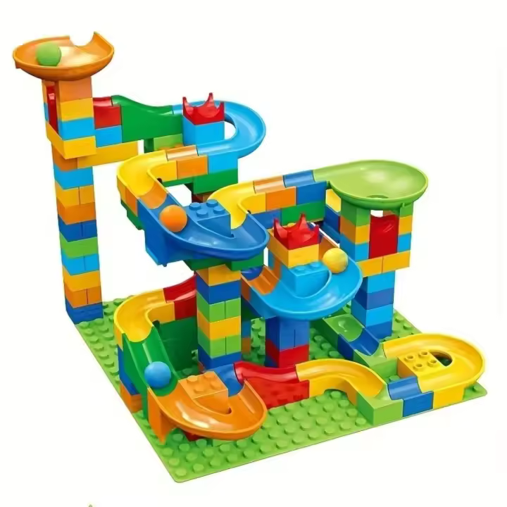 Bloques De Construcción Pequeños Y Partículas Variadas Juguete Deslizante Asamblea Para Niños Edad 3-12 Años Material ABS - 1