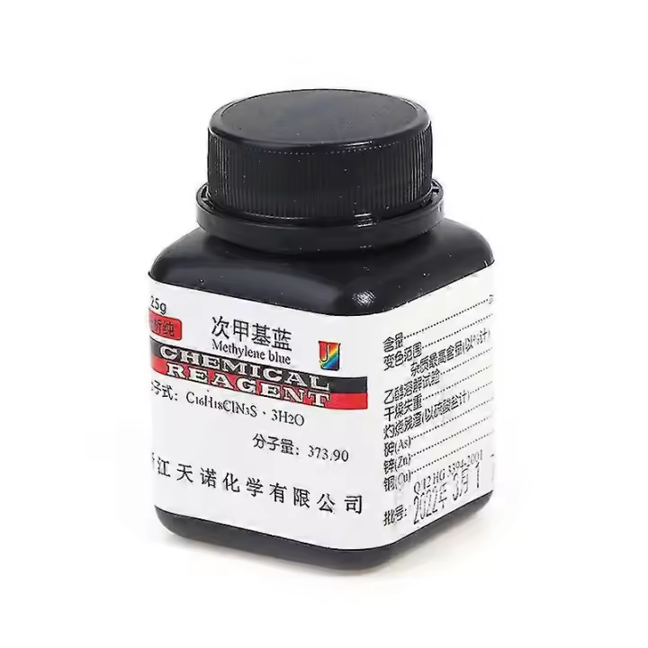 Indicador azul de metileno puro 98,5% de 25 g C16h18cln3s 3h2o - ¡Compre ahora! - 1