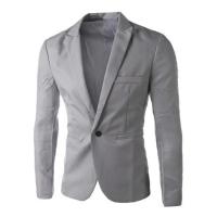 Traje de Trabajo Vintage Blazer Casual para Hombres Ajuste Delgado Moda de Primavera-Verano - details 1