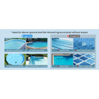 Limpiador de piscinas inalámbrico Vidapool con sistema de navegación avanzado, perfecto para piscinas sobre el suelo y planas, motores duales, - details 6