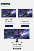 Monitor de ordenador para oficina/hogar, pantalla curva 16:9, 2ms, respuesta, Panel IPS, HDMI/DP, 24 ", 27", 32 ", 1K75Hz240Hz - details 7
