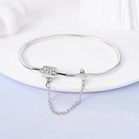 Pulsera de Plata Esterlina 925 Encanto de Mariposa Estrellas Luna Cadena de Seguridad - details 85