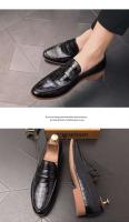 2021 mocasines italianos casual hombres zapatos y calzado de cuero formal clásico para hombres - details 3