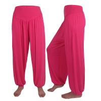 1 Uds. Pantalones de baile deportivos de Yoga suaves de algodón informales sueltos elásticos para mujer a la moda - details 14