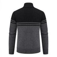 Chaqueta de suéter para hombre con forro de punto, cárdigan con capucha de otoño e invierno, chaqueta de suéter informal, ropa para hombre - details 9