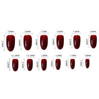 Juego de uñas postizas a presión de colores, elegantes y brillantes, para novia, esposa, amigos, salón de uñas - details 2