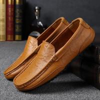 Mocasines Transpirables De Cuero Genuino, Mocasines Informales, Zapatos De Cuero Para Hombre, Calzado Plano Formal Italiano Para Conducir - details 27