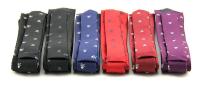 Corbata de Poliéster para Hombres Estilo Liso de 6cm con Nudo de Dibujo Animado de Calavera - details 2
