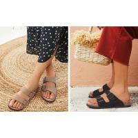 Zapatillas de Corcho LItfun Clásicas Sandalias de Interior Suaves con Hebilla Ajustable para Mujeres Zapatos de Moda de Estilo Mules - details 2
