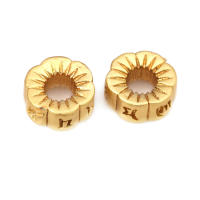 Color dorado mate, latón y perlas de imitación de plástico, espaciador de rueda, cuentas para pulsera, accesorios para hacer joyas Diy - details 32