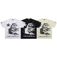 Nueva colección de verano con logotipo impreso frontal, camiseta deportiva de algodón puro con cuello redondo para hombre, camisa informal de estilo básico para pareja - details 15