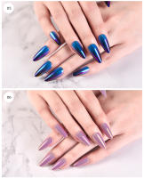 KADS-puntas de uñas postizas profesionales, 500 piezas, con gradiente brillante, de colores, fáciles de operar - details 10