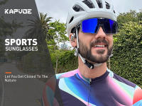 KAPVOE Gafas de Sol Polarizadas Deportivas para Ciclismo al Aire Libre - details 1