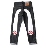 Diseñador Jeans Hombres Bordado Impreso Cintura Alta Casual Jeans Mujeres High Street Hip Hop Pantalones de chándal - details 0