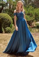 Elegante Vestido de Satén con Escote Descubierto Ideal para Bodas y Fiestas de Graduación - details 3