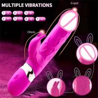 Empaque privado Masturbador femenino sexy Vibrador de conejo Vibrador de masaje vaginal Varilla de masaje clítoris Estimulación de pezones Juguete sexual para adultos para parejas - details 3