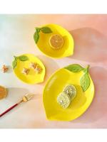 Creative Cartoon Lemon Shaped Ceramic Salad Bowl Soup Bowl Family Fruit Snack Plate Kitchen Utensils Accessories - details 2