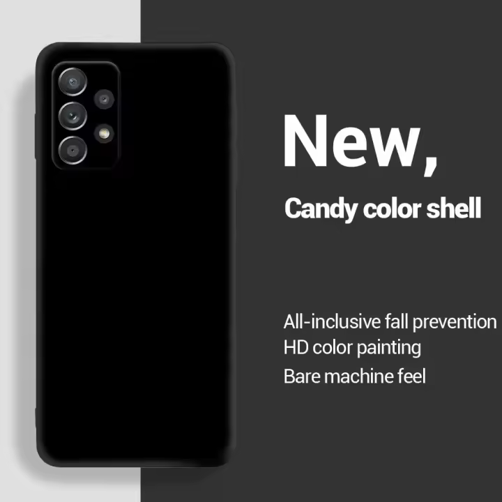 Funda de Silicona Líquida para Samsung Galaxy A52 A72 A13 A23 A33 A53 A73 A04 A04E A14 A15 A24 A25 A34 A35 A55 A54 A22 A32 5G - 1