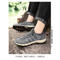 Zapatillas de deporte suaves para hombre, zapatos de senderismo transpirables para caminar al aire libre, calzado de senderismo negro ligero para hombre, zapatos de escalada - details 11